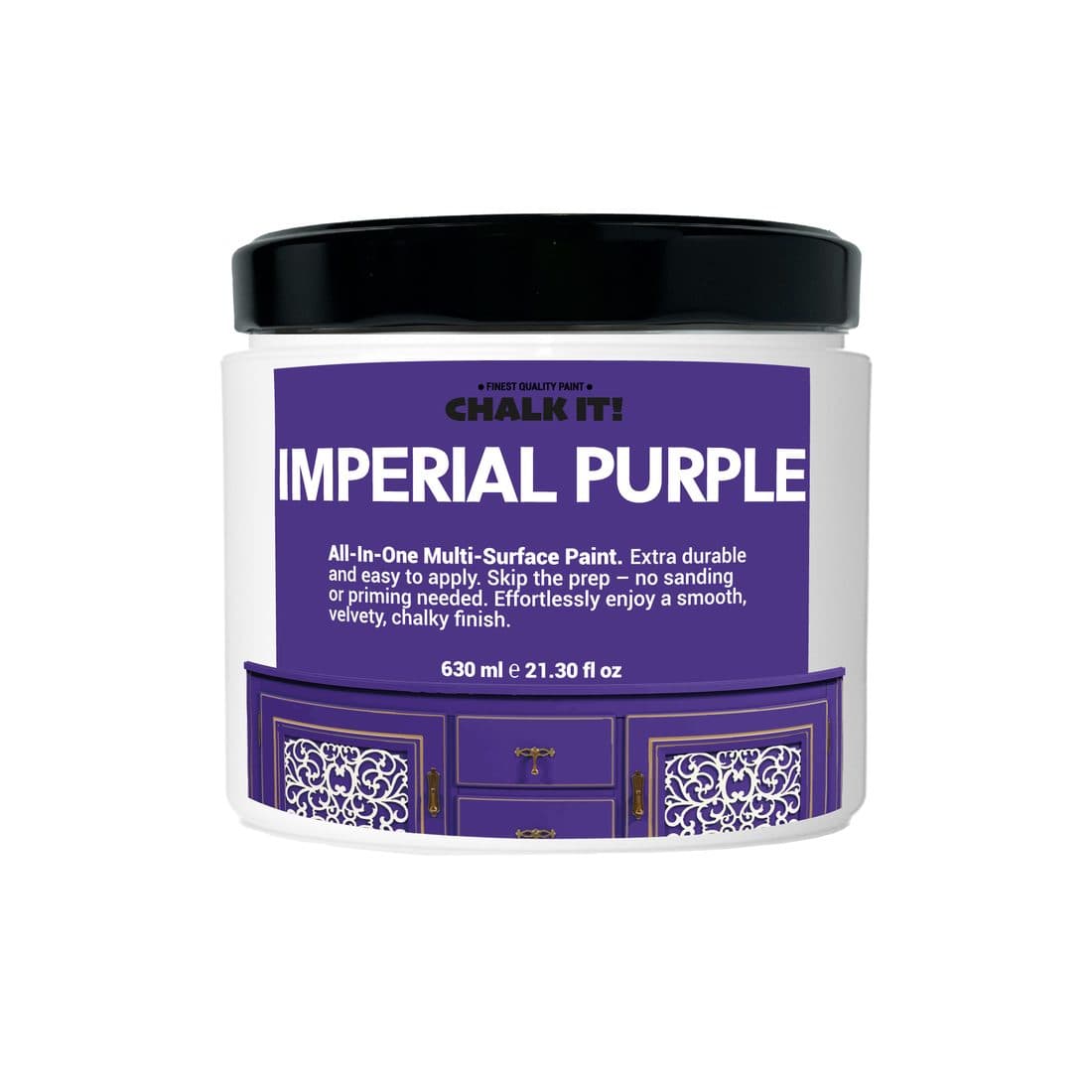 Chalk It! Imperial Purple chalk paint
