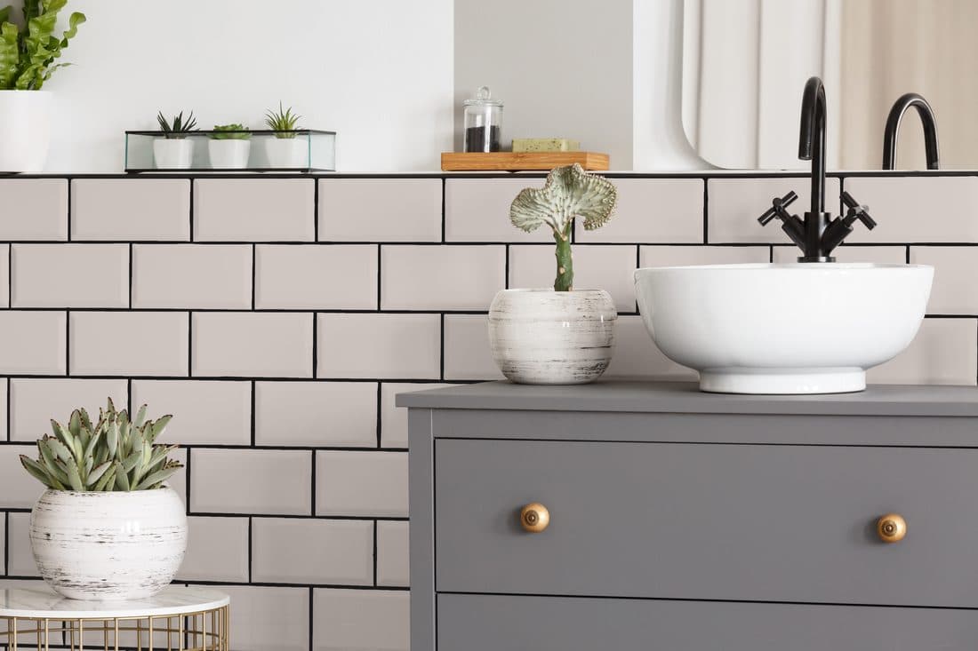 A coordinated neutral interior with painted woodwork